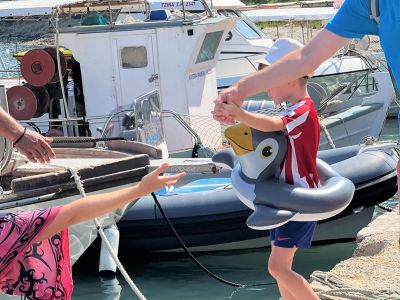 Bootsausflug Familienurlaub auf Korfu