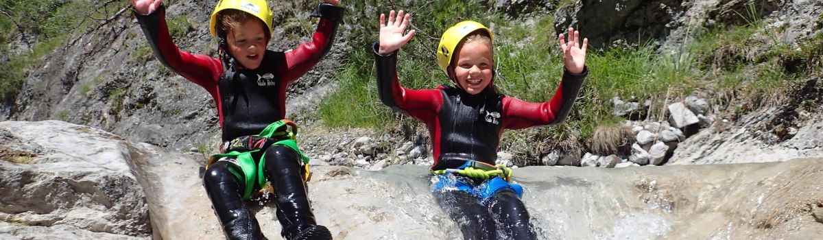 canyoning Familien aktiv woche Tirol inntal
