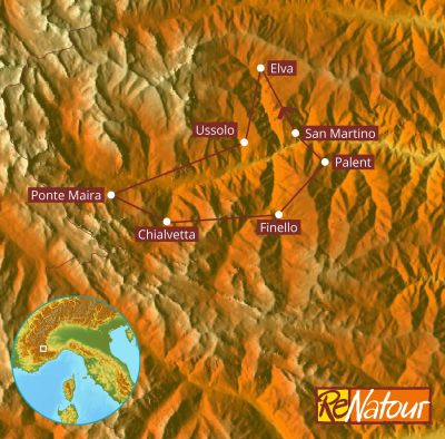 Valle Maira Piemont Wanderwoche individuell mit Gepcktransport  Berge