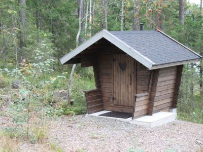 Toilettenhuschen bei Haus Savo in Sdfinnland