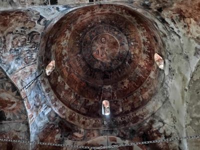 albanien trekking ohne gepck kirche orthodox kuppel