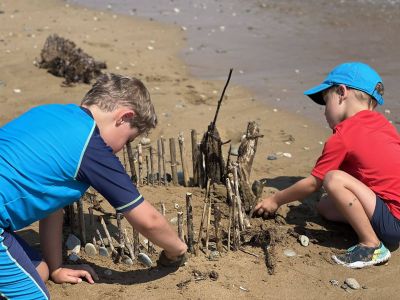 Sandstrand Korfu Kinder