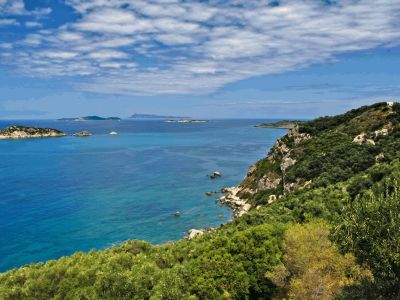 Inseln Korfu Paxos Segelreise