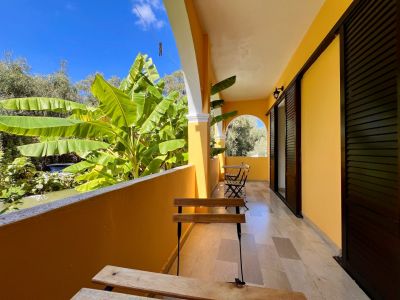 Balkon Wohnung Honigtal Korfu