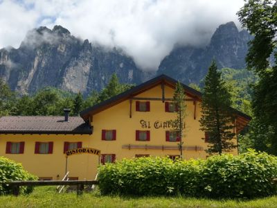 Bergunterkunft im Sellatal bei Wanderwoche in Norditalien