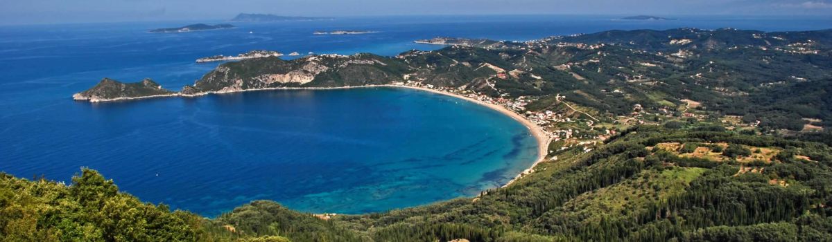 Honigtal auf Korfu - Die Bucht Agios Georgios Pagi