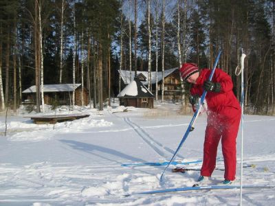 Langlaufvergngen in Ristiina Finnland