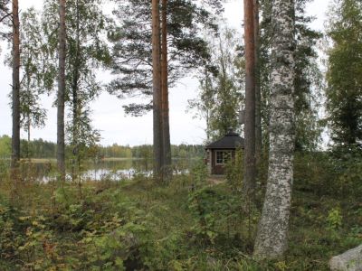 Familienurlaub See Finnland Sauna Blockhaus koferienhaus
