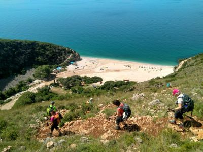 Meer Kste Albanien Wanderreise mit Gepcktransport